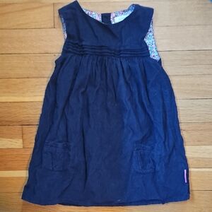 Corduroy Navy Jojo Maman Bebe Dress